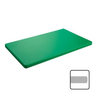 CaterChef snijblad polyethyleen groen glad 400x250x20 mm