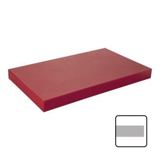 CaterChef snijblad polyethyleen rood glad 500x300x40 mm