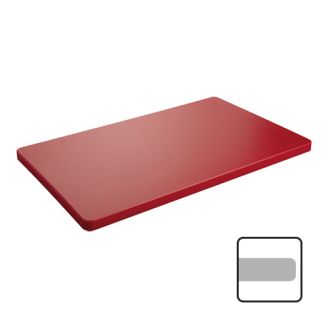 CaterChef snijblad polyethyleen rood glad 500x300x20 mm