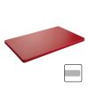 CaterChef snijblad polyethyleen rood glad 600x350x20 mm