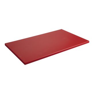Snijblad polyethyleen rood Basic 500x300 mm