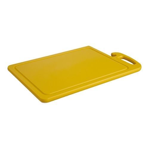 CaterChef snijblad polyethyleen met greep geel 450x300x15 mm