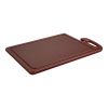 CaterChef snijblad polyethyleen met greep bruin 450x300x15 mm