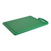 CaterChef snijblad polyethyleen met greep groen 450x300x15 mm