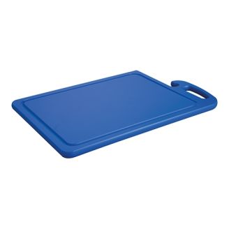 CaterChef snijblad polyethyleen met greep blauw 450x300x15 mm