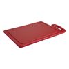 CaterChef snijblad polyethyleen met greep rood 450x300x15 mm