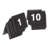 Tafelnummer set 01 -t/m 10 zwart