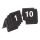 Tafelnummer set 01 -t/m 10 zwart