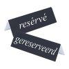 Kunststof Bordje Gereserveerd / Reserve