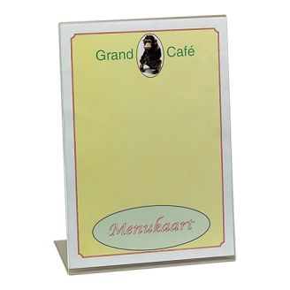 Menukaarthouder Transparant - A4