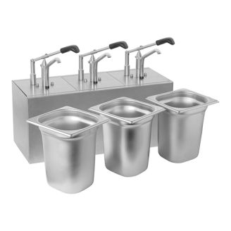 Mach sauzendispenser RVS 3 delig