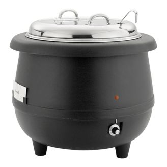 EMGA soepketel - 10 liter, zwart