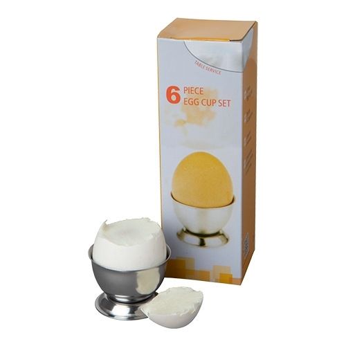 EMGA RVS Eierdopje - Ø 4.5 CM - 6 stuks