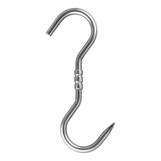 Draaihaak RVS 280x12 mm