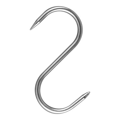 Vleeshaak RVS 80x4 mm
