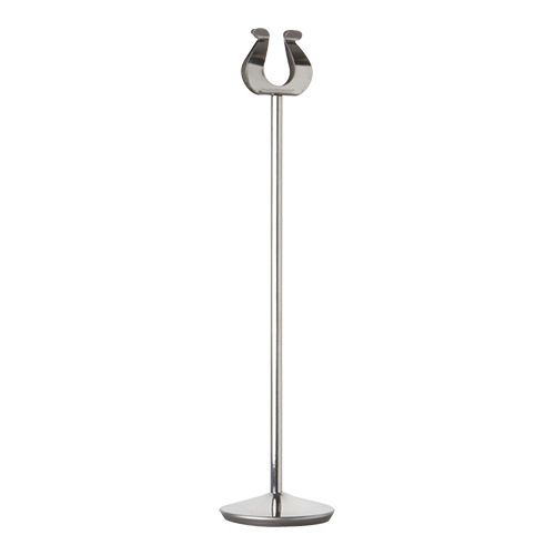 RVS kaartjes menustandaard - 29 cm