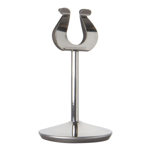 RVS kaartjes menustandaard - 14 cm