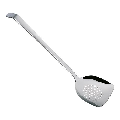 Briefanker RVS Serveerlepel geperforeerd - casino - 29cm
