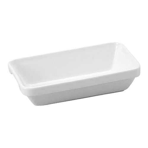 Gratineerschaal rechthoekig - Porselein - 14.9 x 9.4 CM