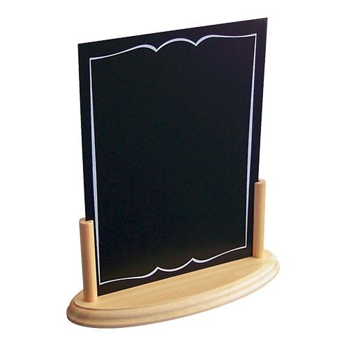 Menustandaard, met uitneembaar krijtbord A4