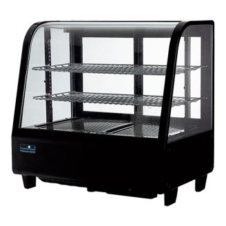 CaterCool opzetkoelvitrine - 100 liter, gebogen