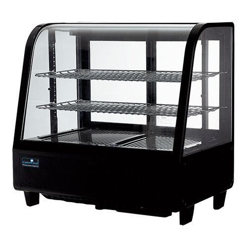 CaterCool opzetkoelvitrine - 100 liter, gebogen