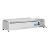 Coolhead opzetkoelvitrine - 5x 1/4 GN - RVS klapdeksel