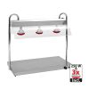Octalux warmhoudplaat 3/1 GN + infrarood brug