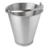 Emmer 15l RVS stootrand maatverdeling