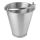 Emmer 15l RVS stootrand maatverdeling