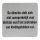Tekstplaatje Q de directie...
