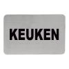 Tekstplaatje P keuken