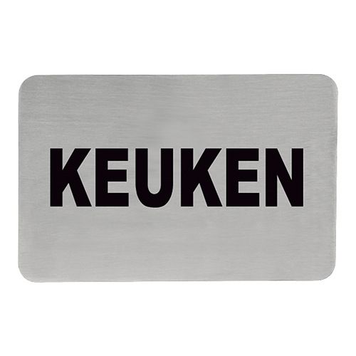 Tekstplaatje P keuken