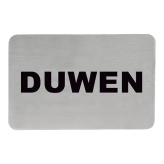 Tekstplaatje M duwen