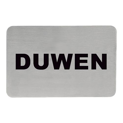 Tekstplaatje M duwen