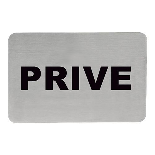 Tekstplaatje I prive