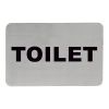 Tekstplaatje H toilet