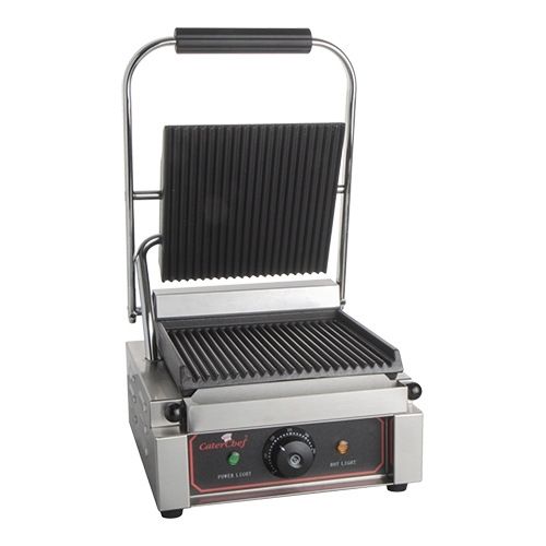 CaterChef contactgrill - geribbeld