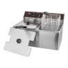 CaterChef Elektrische friteuse - topunit, 2x 8 liter