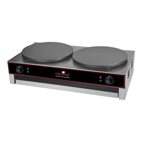 CaterChef crepesbakplaat - 2x Ø 400 mm