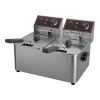 CaterChef Elektrische friteuse - topunit, 2x 5 liter