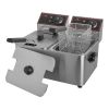 CaterChef Elektrische friteuse - topunit, 2x 5 liter