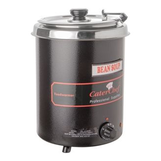 CaterChef soepketel - 5.7 liter, zwart