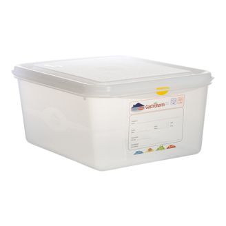 Denox voedseldoos 10,0 liter 1/2 GN