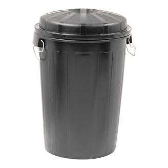 Afvalvat inclusief deksel 95 liter