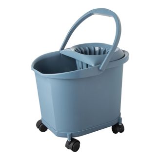 Mopemmer kunststof met wielen 16 liter