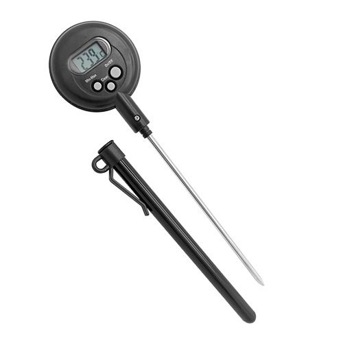 Thermometer digitaal zwart