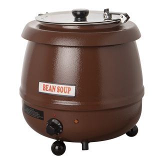 Bistro soepketel - 10 liter, rustiek bruin