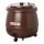 Bistro soepketel - 10 liter, rustiek bruin