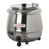 Bistro soepketel - 10 liter, RVS